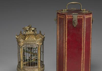 图片[2]-Clock in the form of a birdcage, 19th century-China Archive